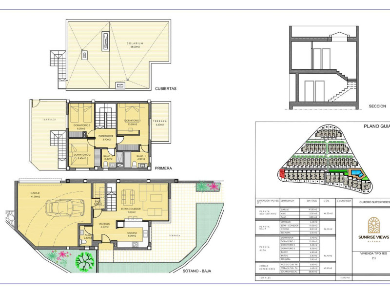 Sprzedaż duplexu w Las Higueras sn, Monforte del Cid plan 1