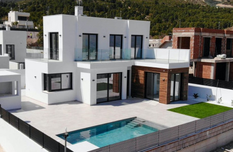 Promoción de chalets de estilo moderno en Polop de la Marina obra nueva en Polop photo 1