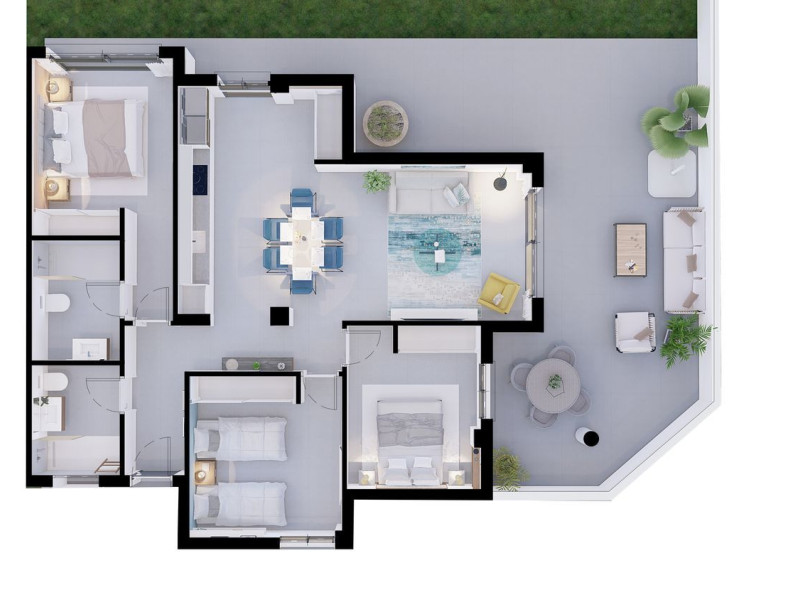 New construction Las Villas II Accolo in La Villajoyosa / Vila Joiosa plan 1
