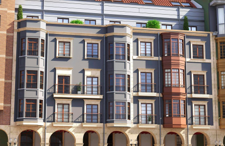 Promoción Residencial el Pantalan obra nueva en Gijón thumbnail 1