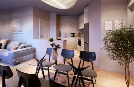 Promotion Cabas Galvan new development in Málaga photo 4
