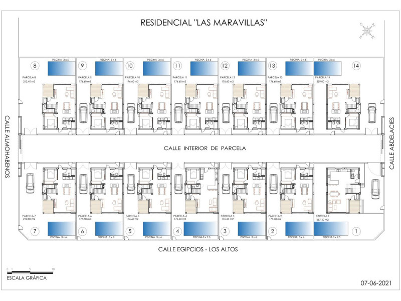 New construction Residencial las Maravillas in Orihuela plan 1