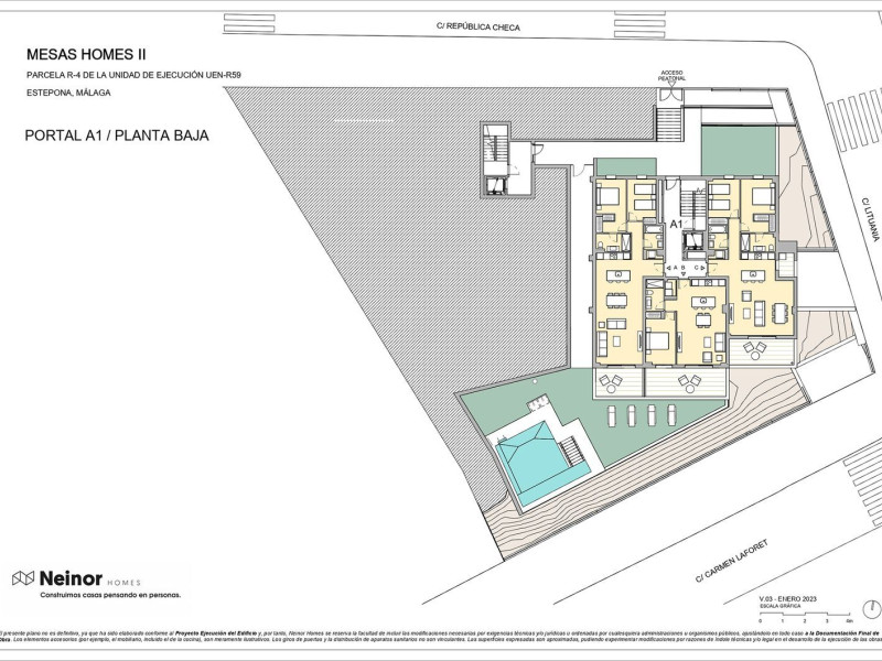 Nowa nieruchomość Mesas Homes II w Estepona plan 4