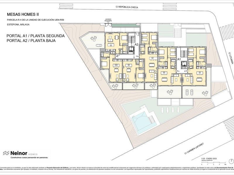 Nowa nieruchomość Mesas Homes II w Estepona plan 5