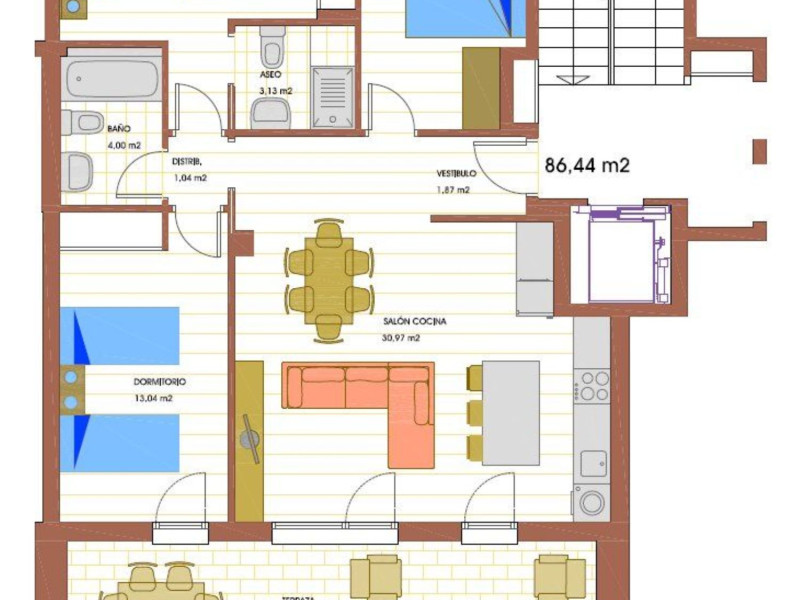 Piso en venta en Urbanización Lavaderos s/n, Cistérniga
 photo 5