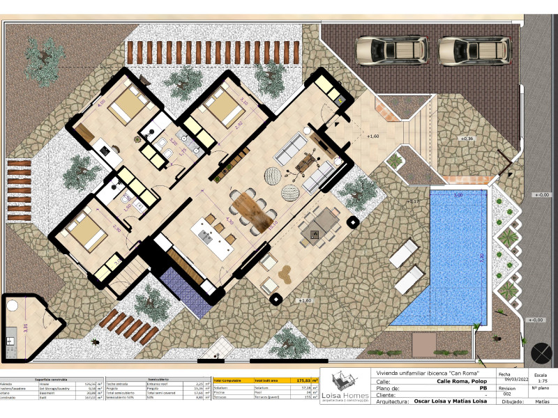 Obra nueva Can Roma en Polop (Revista) plan 6