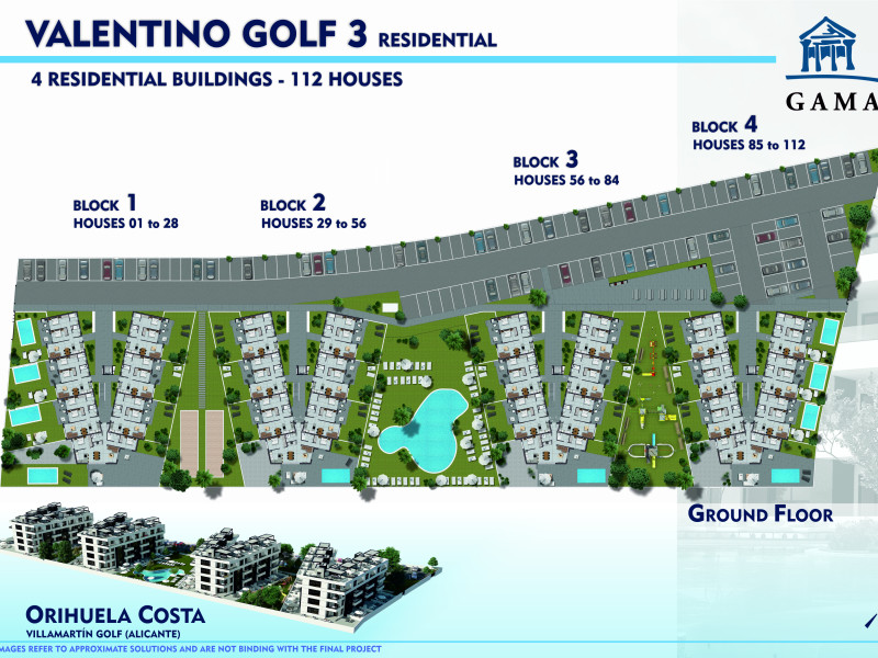 Nowa nieruchomość Valentino Golf III w Orihuela plan 2