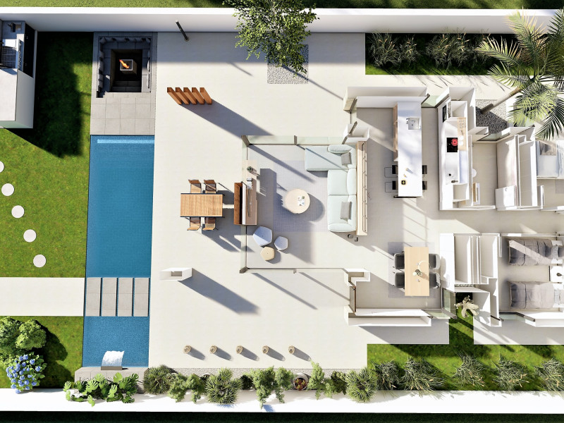 Obra nueva Villa Enya en San Fulgencio (Revista) plan 1