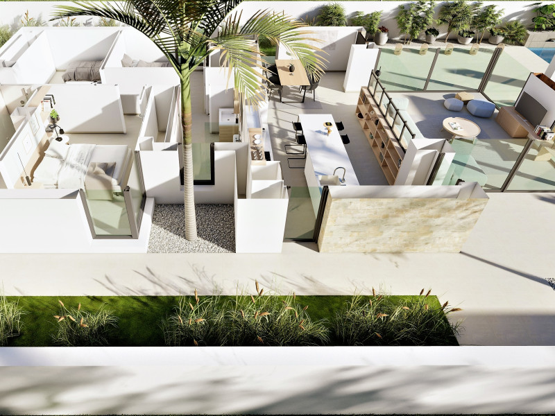 Obra nueva Villa Enya en San Fulgencio (Revista) plan 3