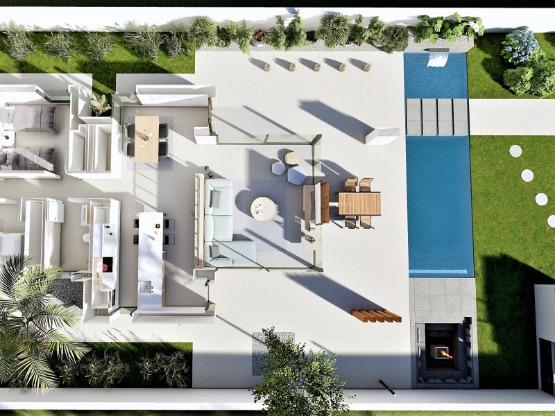 Obra nueva Villa Enya en San Fulgencio (Revista) plan 4