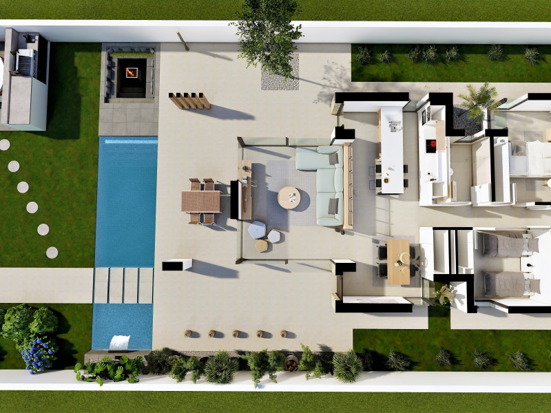 Obra nueva Villa Enya en San Fulgencio (Revista) plan 6