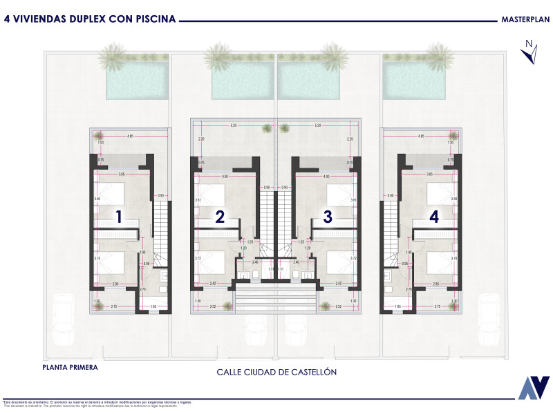 Obra nueva Villamar Luxury Villas X en Pilar de la Horadada (Revista) plan 5