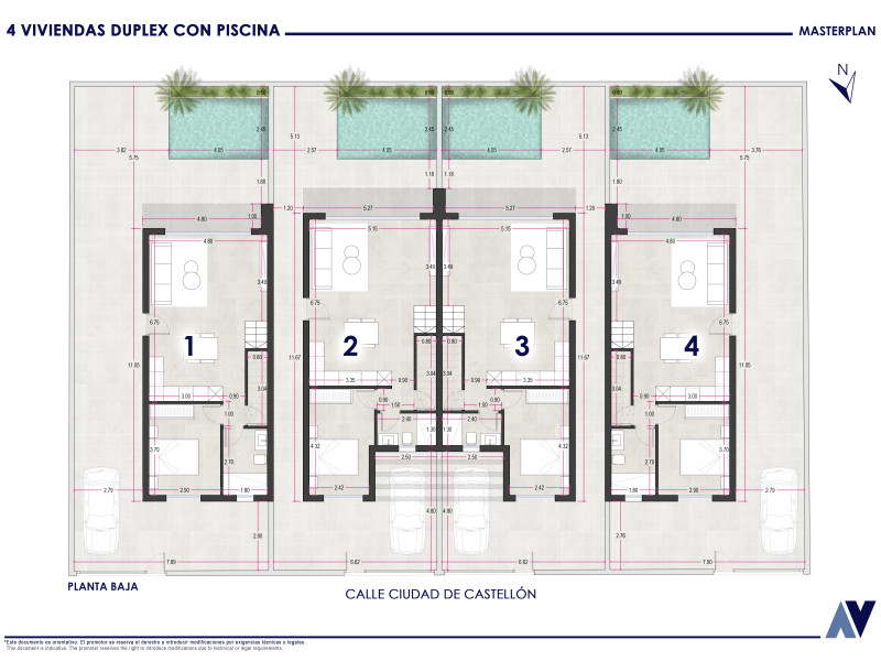 Obra nueva Villamar Luxury Villas X en Pilar de la Horadada (Revista) plan 7