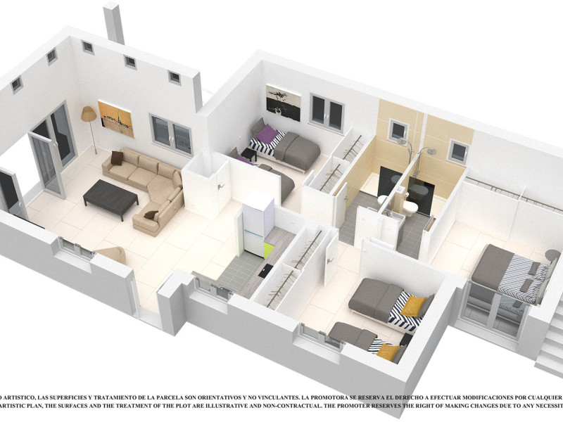 Obra nueva Serena Garden Villas en Los Alcázares (Revista) plan 3