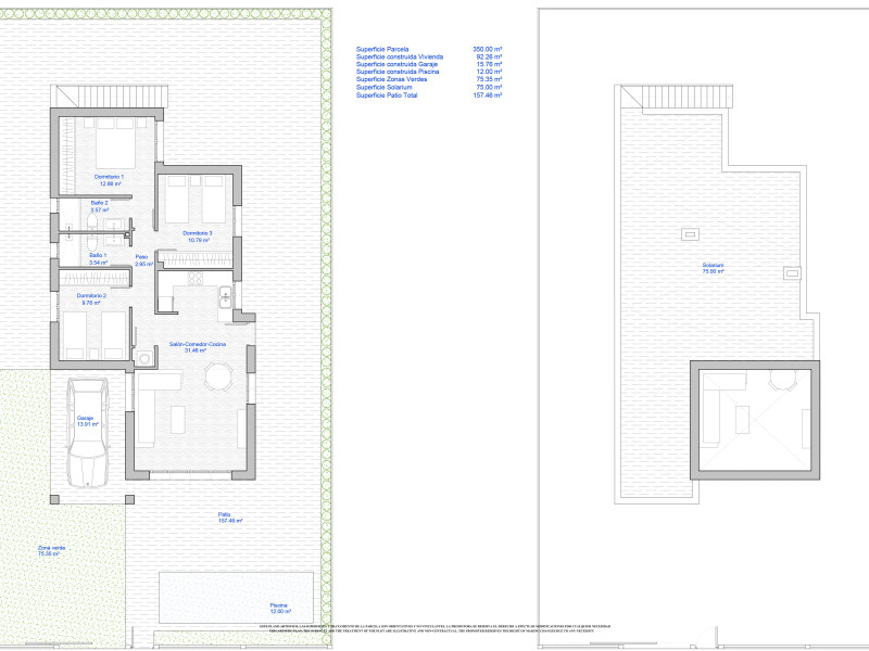 Obra nueva Serena Garden Villas en Los Alcázares (Revista) plan 4