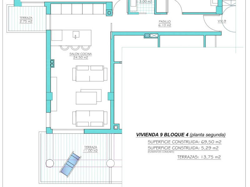 Obra nueva Levansur Home V en Torre-Pacheco (Revista) plan 6