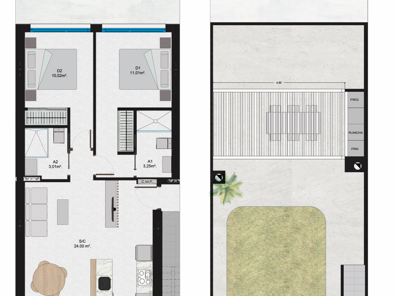 Obra nueva Residencial Lisboa F2 en San Pedro del Pinatar (Revista) plan 2