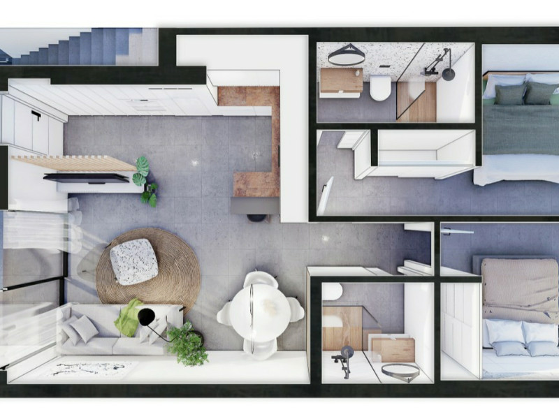 Obra nueva Residencial Lisboa F2 en San Pedro del Pinatar (Revista) plan 3