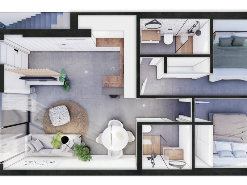 Obra nueva Residencial Lisboa en San Pedro del Pinatar (Revista) plan 1