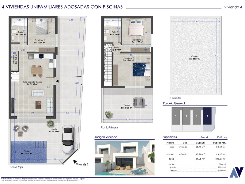 Venta de duplex en Almirante Mendizabal y Cortázar 30, San Pedro del Pinatar plan 4