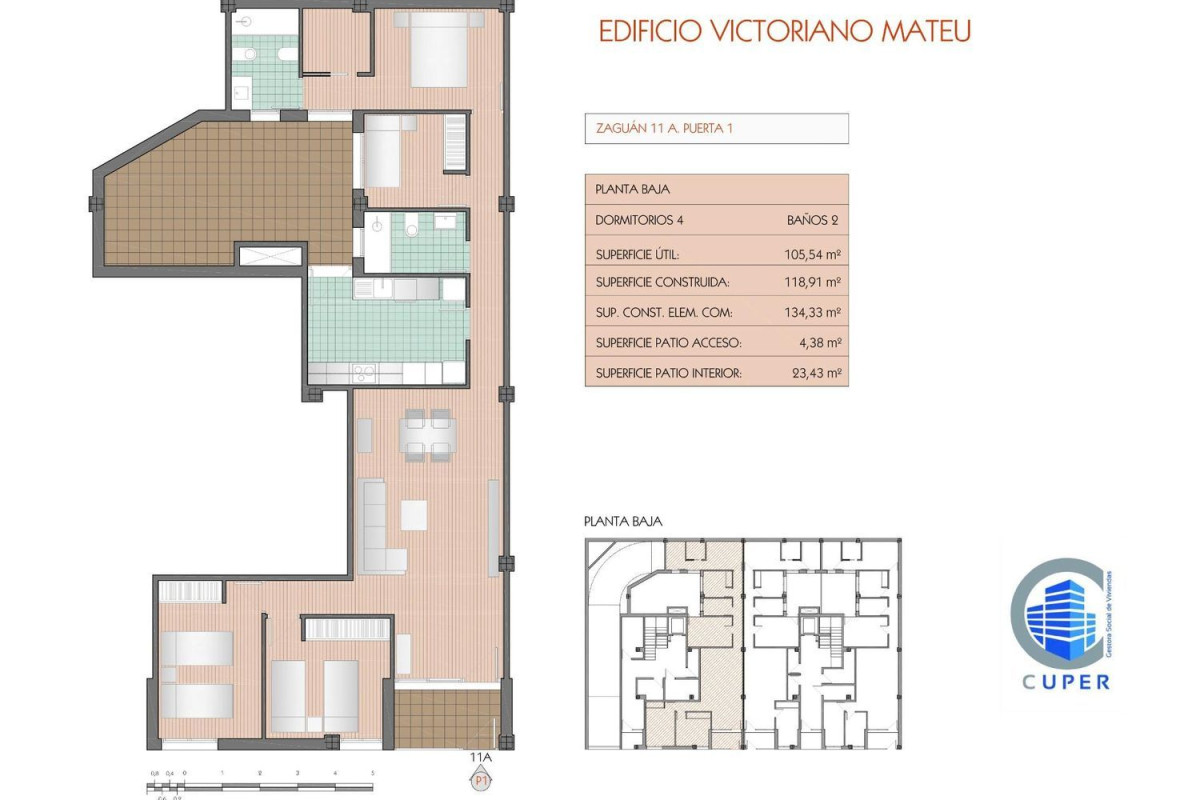 Piso en venta en calle Victoriano Mateu, Алдайя
 photo 4