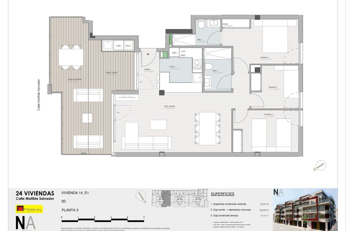 Piso en venta en calle Matilde Salvador, 3, Bonrepos i Mirambell
 photo 4
