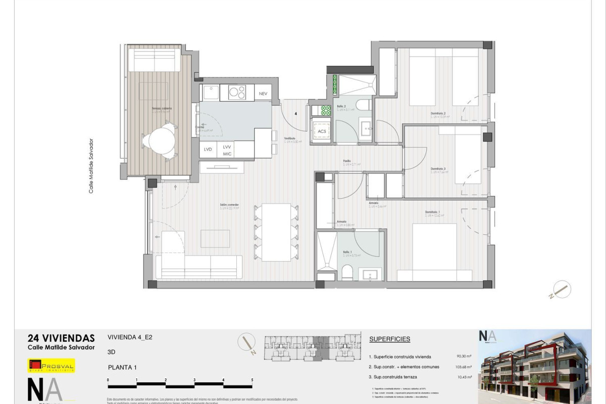 Piso en venta en calle Matilde Salvador, 3, Bonrepos i Mirambell
 photo 4