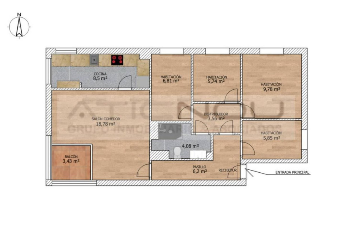 Venta de piso en Avenida de Santa Eulàlia, Terrassa
 photo 3