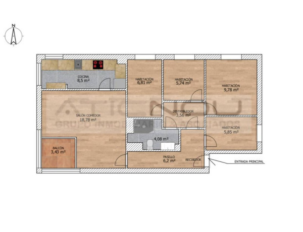 Piso en venta en Avenida de Santa Eulàlia, Terrassa thumbnail 2