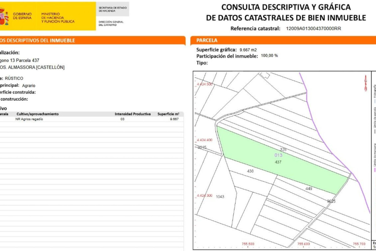 Terreno en venta en Almazora/Almassora, Castellón photo 5