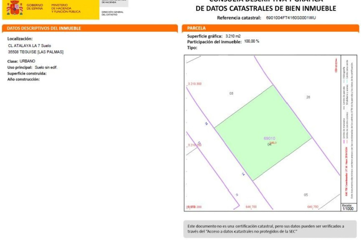 Terreno en venta en Teguise, Las Palmas photo 5