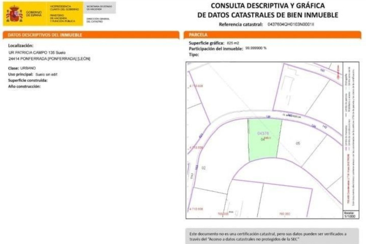 Land for sale in Ponferrada, León photo 1