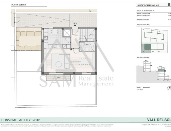 Chalet adosado en venta en , Vallirana thumbnail 1