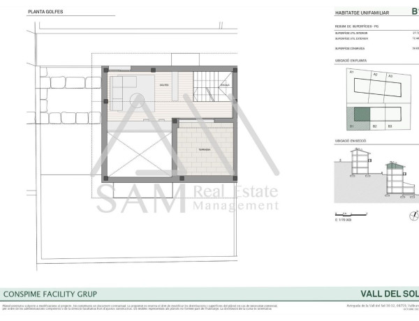 Chalet adosado en venta en , Vallirana thumbnail 2