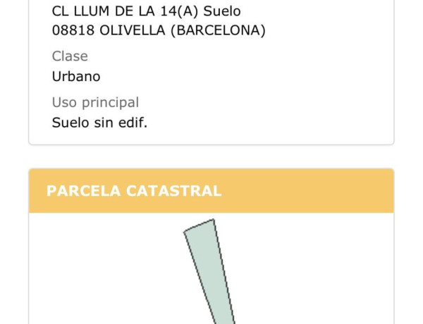 Terreno en venta en calle de la Llum, 14 a photo 1