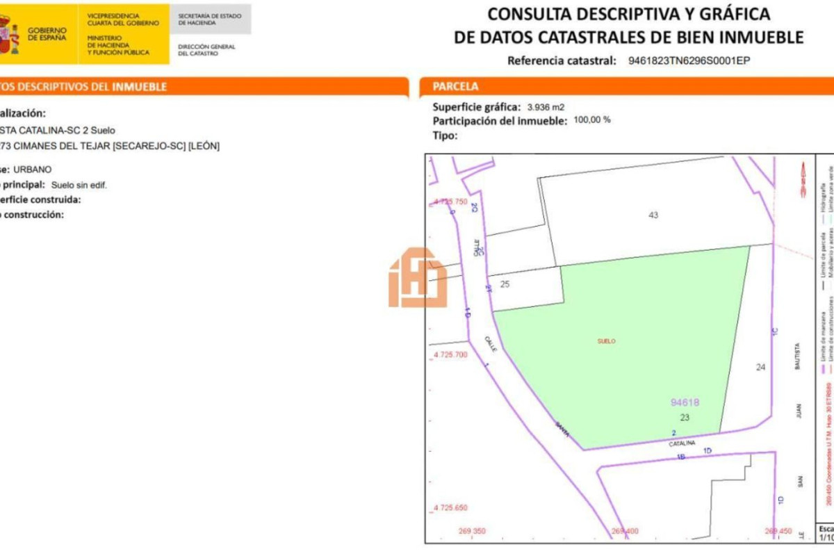 Terreno en venta en Cimanes del Tejar, León photo 5