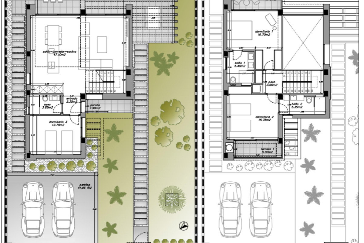 Obra nueva Coral Village en Finestrat (Revista) plan 1