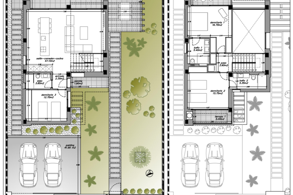 Obra nueva Coral Village en Finestrat (Revista) plan 2