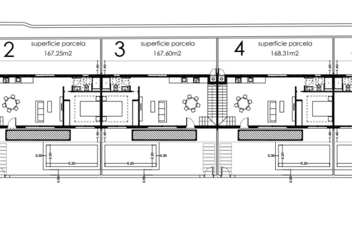 Obra nueva Villacosta Club 2 en Orihuela (Revista) plan 1