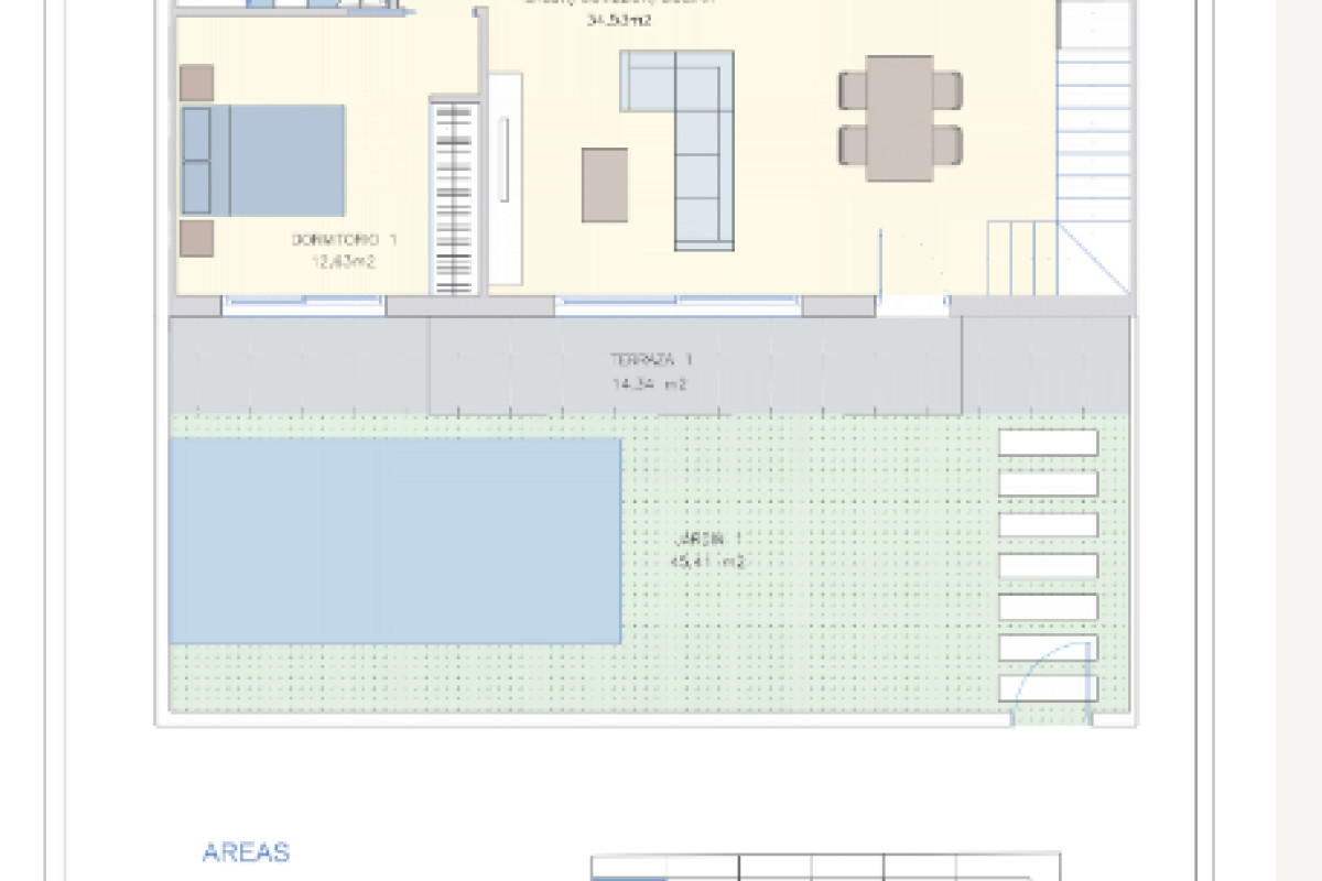 Obra nueva Villacosta Club 2 en Orihuela (Revista) plan 3