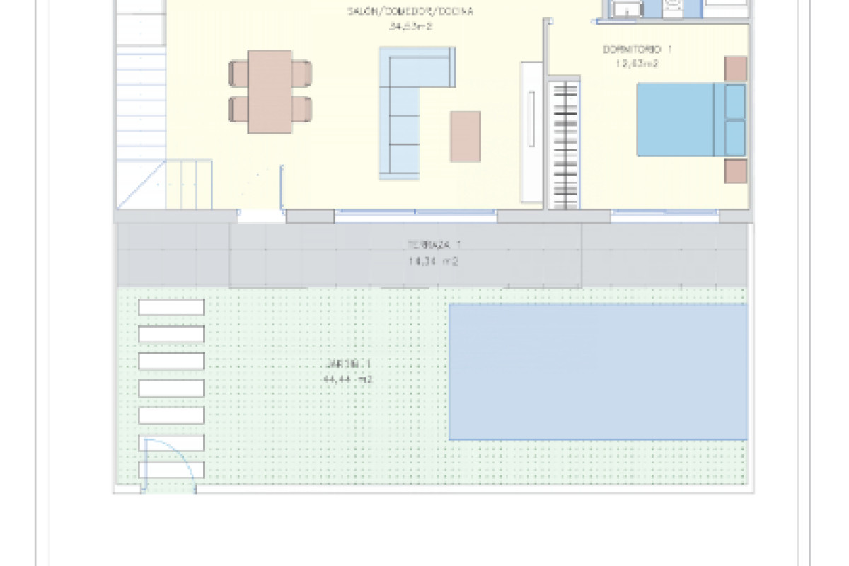 Obra nueva Villacosta Club 2 en Orihuela (Revista) plan 4