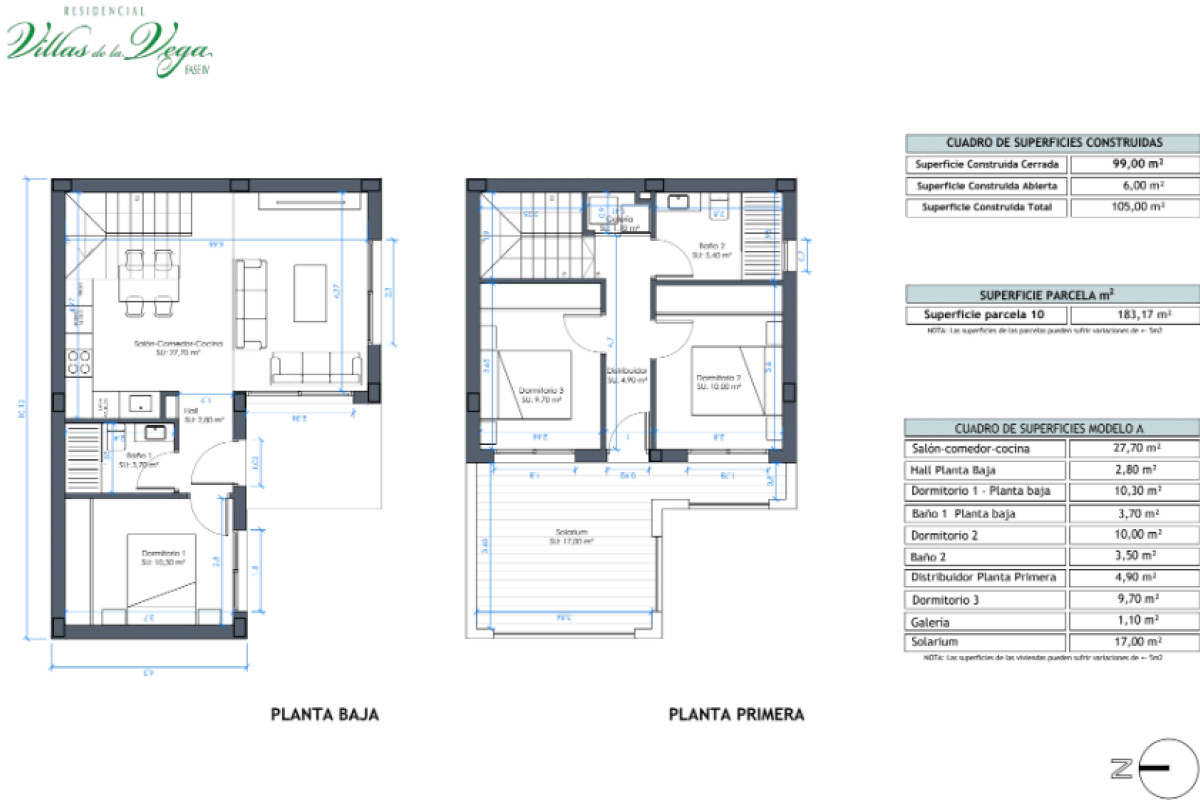 Новостройка Villas de la Vega IV в Долорес plan 3