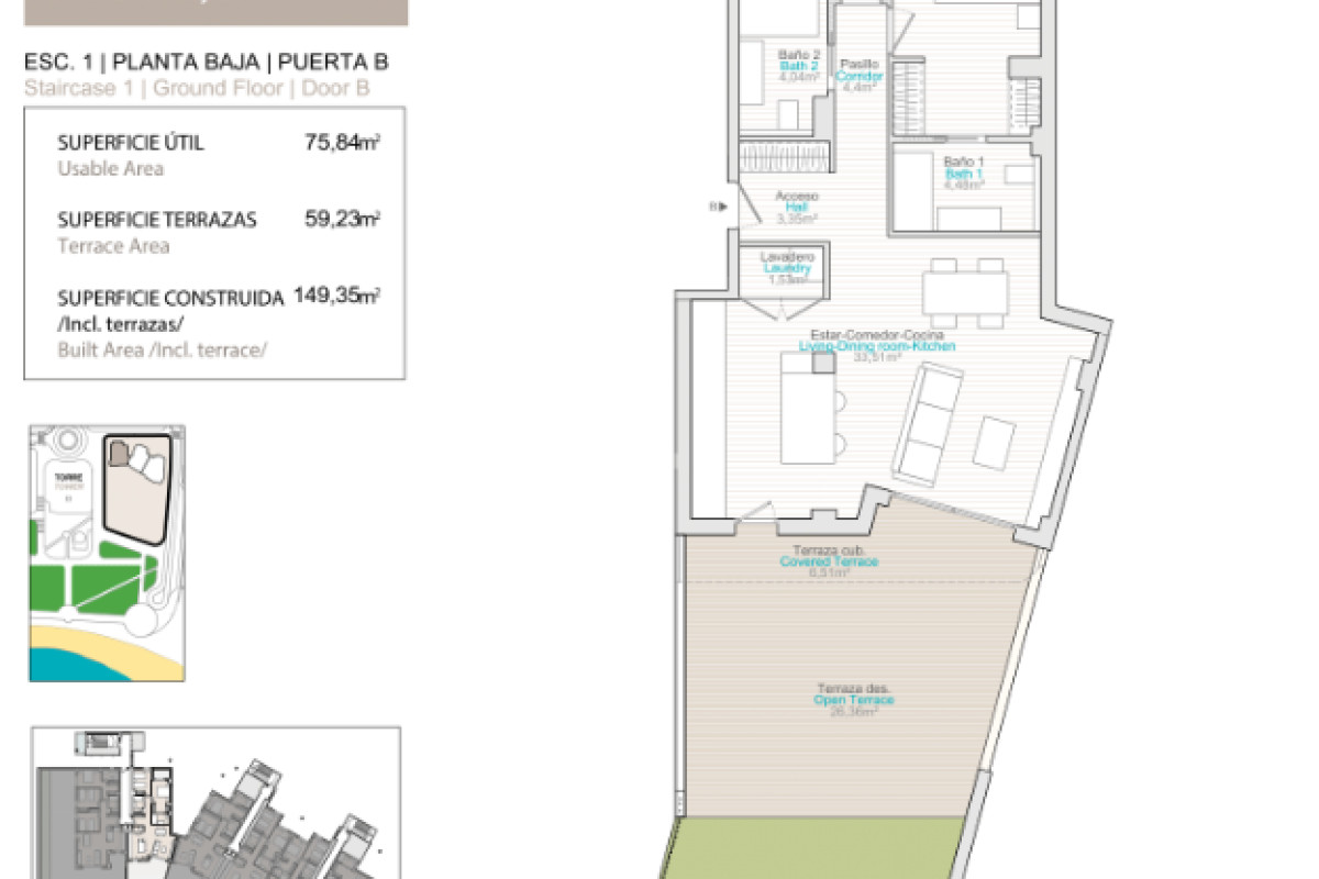 New construction Allon Bay Village AURA in La Villajoyosa / Vila Joiosa plan 2