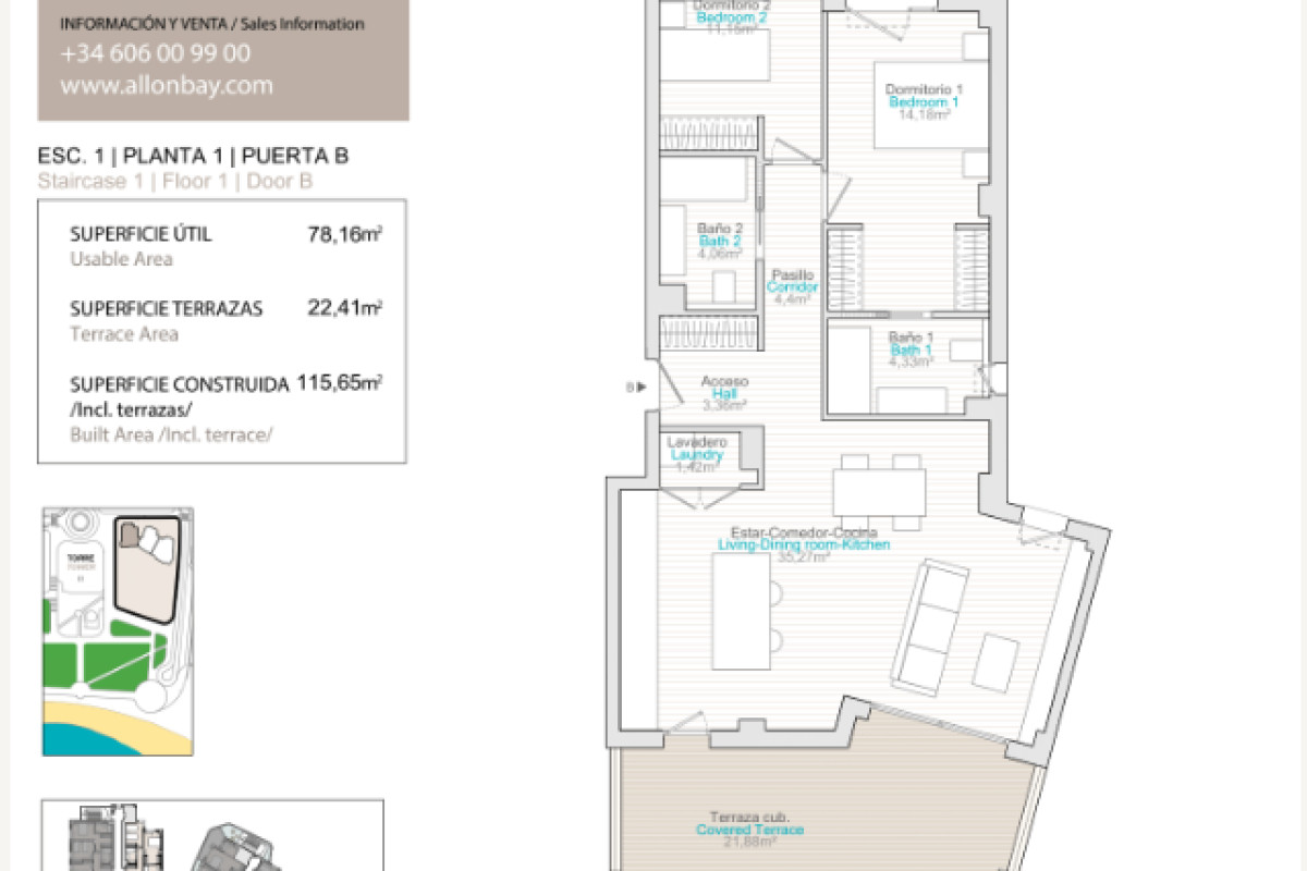 New construction Allon Bay Village AURA in La Villajoyosa / Vila Joiosa plan 4