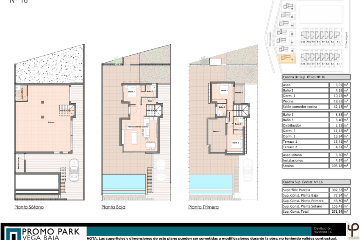 Obra nueva Alameda Golf en Algorfa (Revista) plan 1