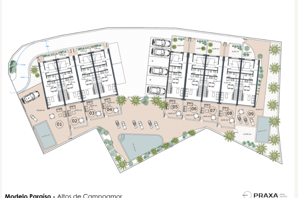 New construction Altos de Campoamor PARAISO in Orihuela plan 1