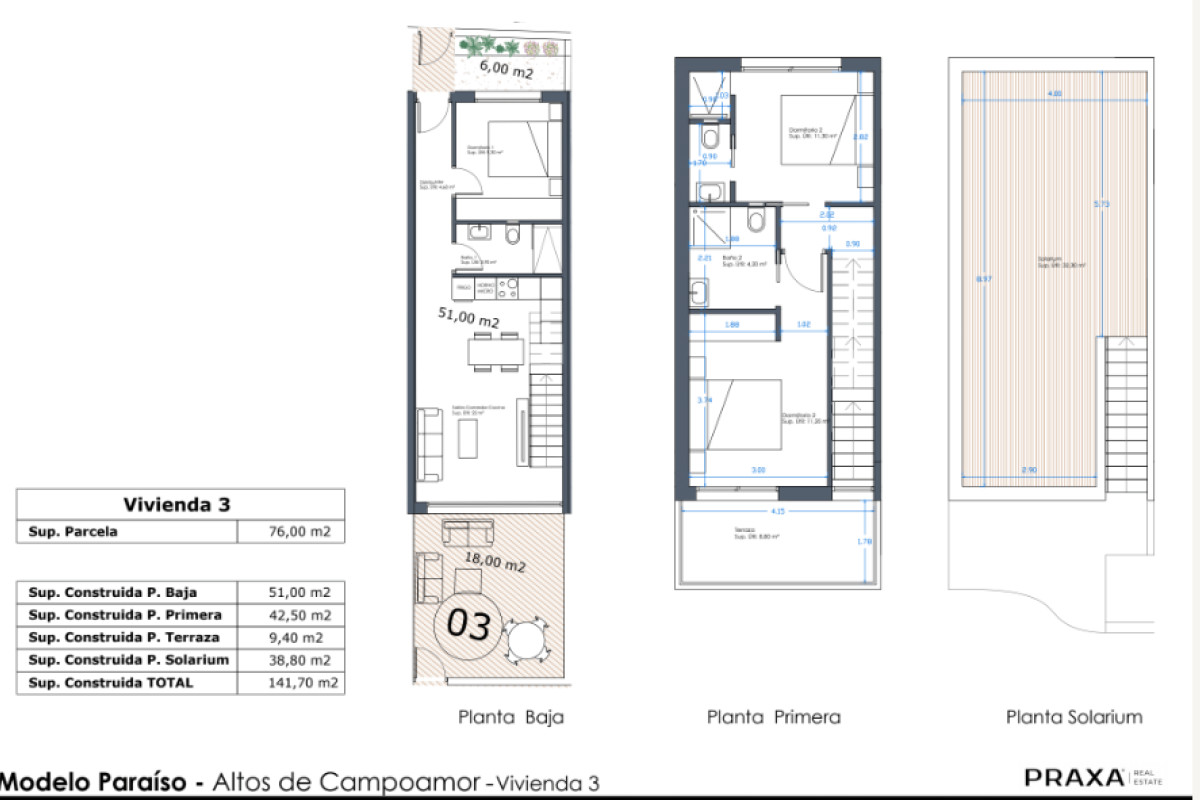 New construction Altos de Campoamor PARAISO in Orihuela plan 4