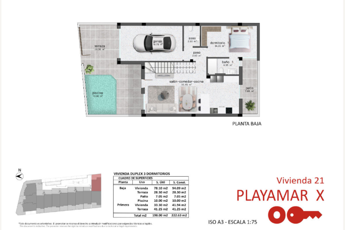 Новостройка Playamar X в Пилар де ла Орадада plan 3