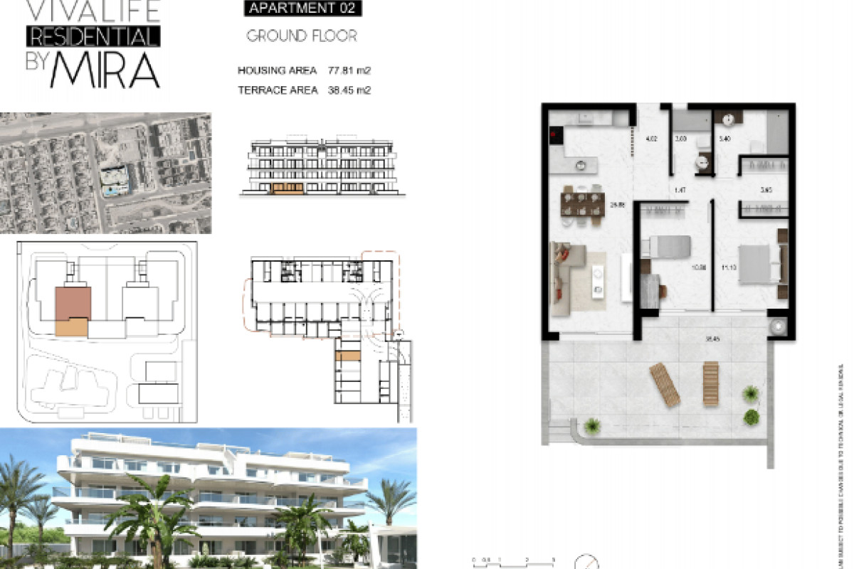 Obra nueva Viva Life MVH en Orihuela (Revista) plan 2