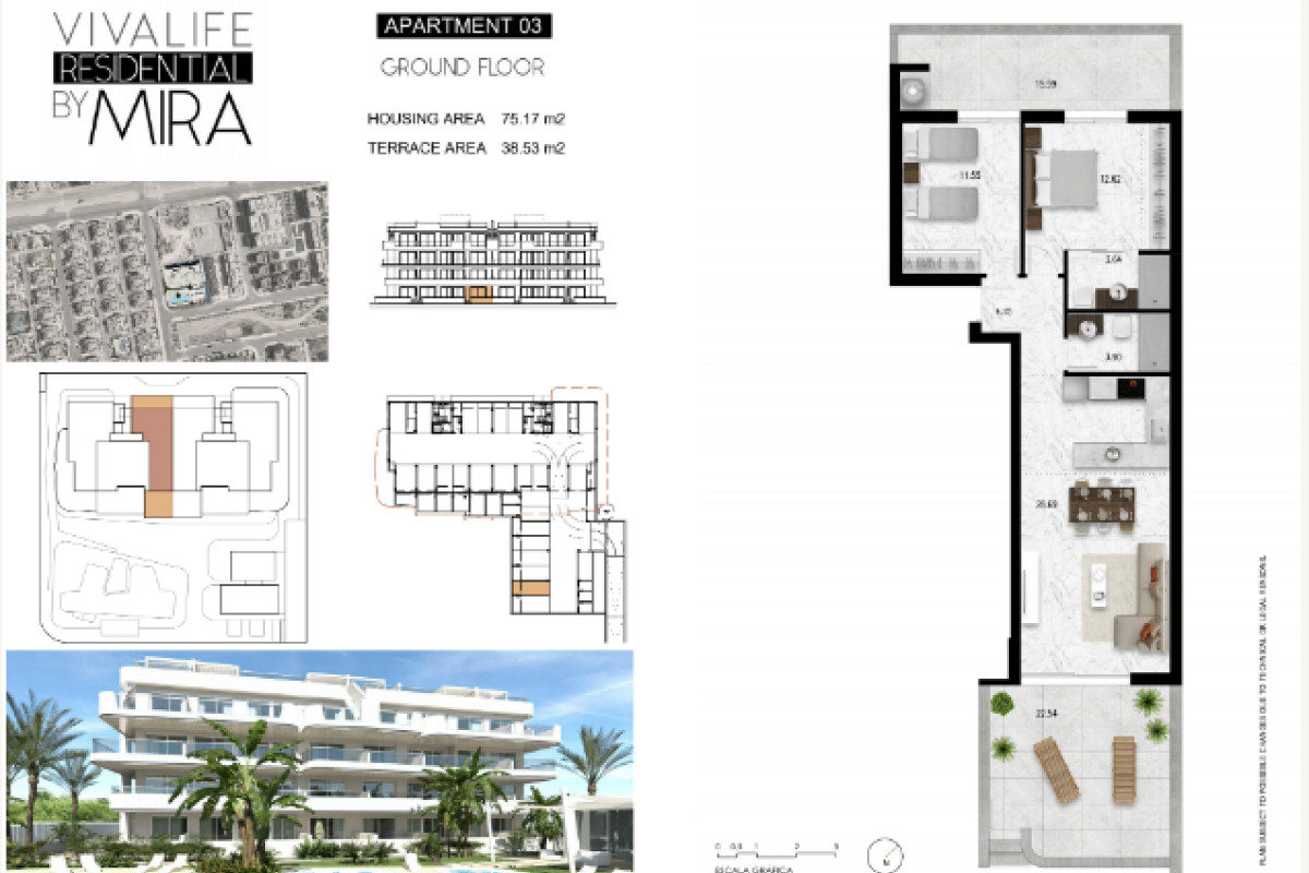 Obra nueva Viva Life MVH en Orihuela (Revista) plan 3